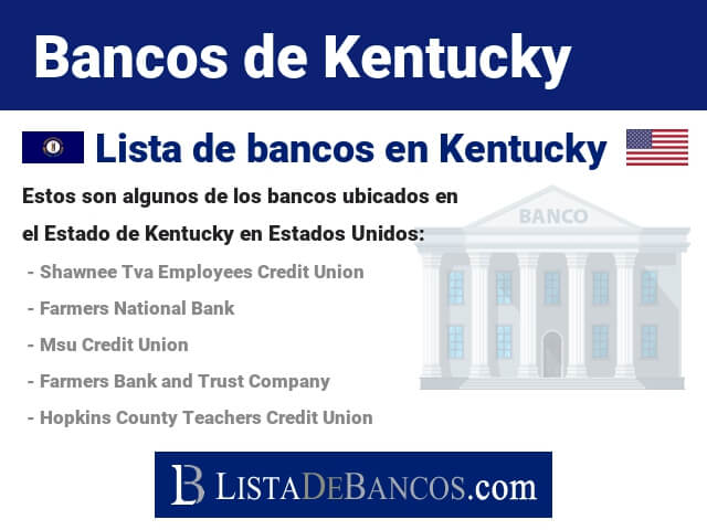 Bancos en Kentucky - Estados Unidos