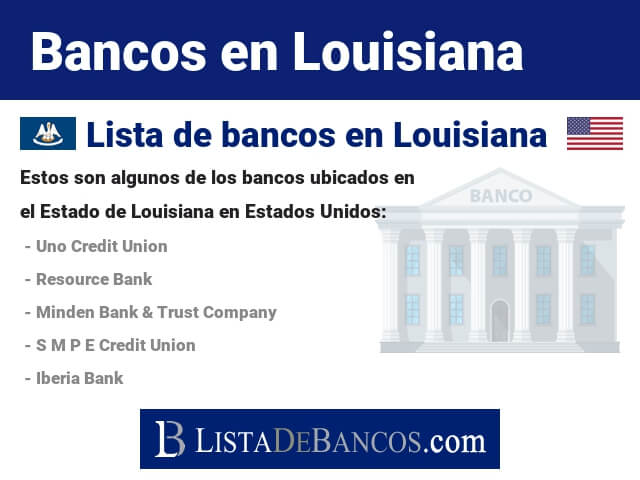 Bancos en Louisiana - Estados Unidos
