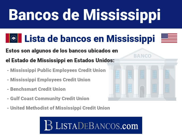 Bancos en Mississippi - Estados Unidos