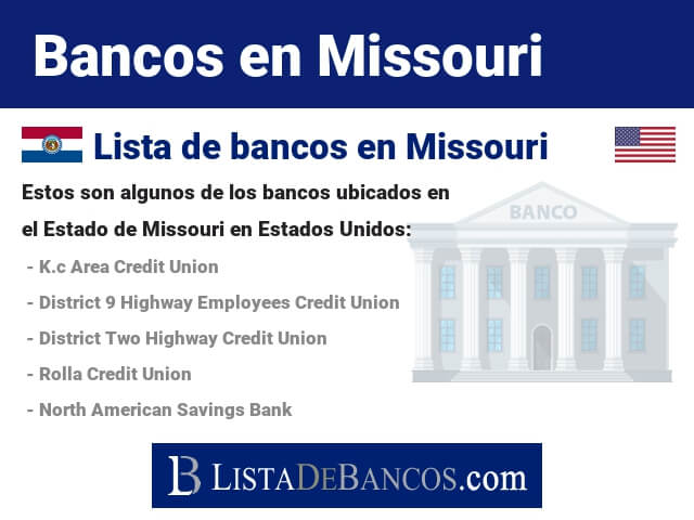 Bancos en Missouri - Estados Unidos