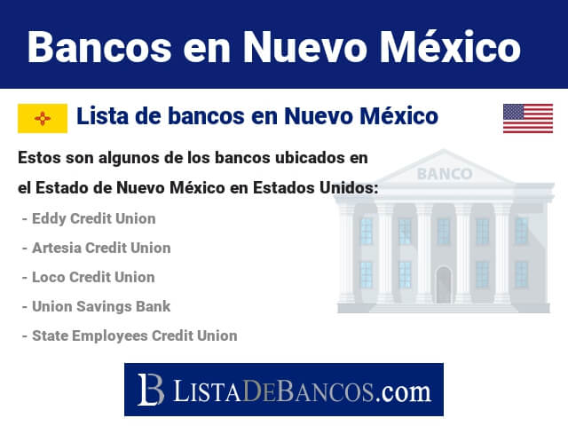 Bancos en New Mexico - Estados Unidos
