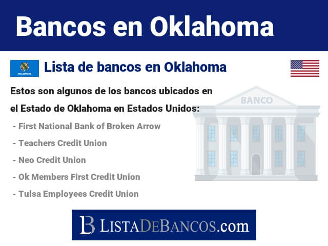 Bancos en Oklahoma - Estados Unidos