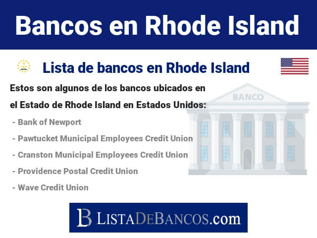 Bancos en Rhode Island - Estados Unidos