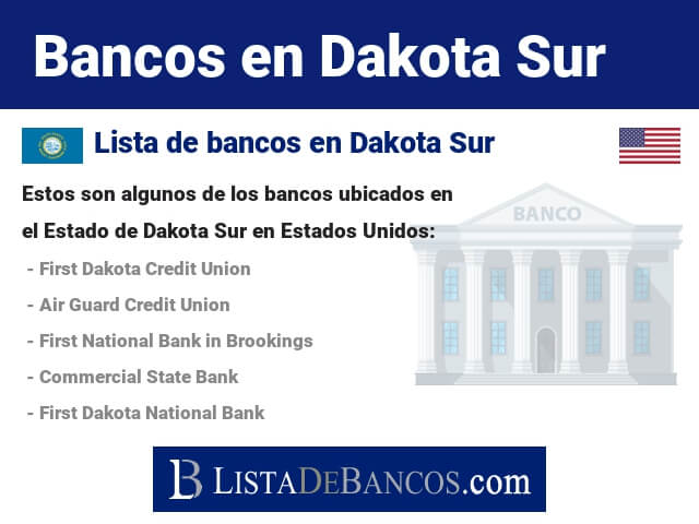 Bancos en South Dakota - Estados Unidos