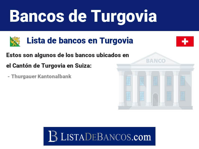 Bancos en Turgovia - Suiza