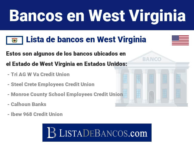 Bancos en West Virginia - Estados Unidos