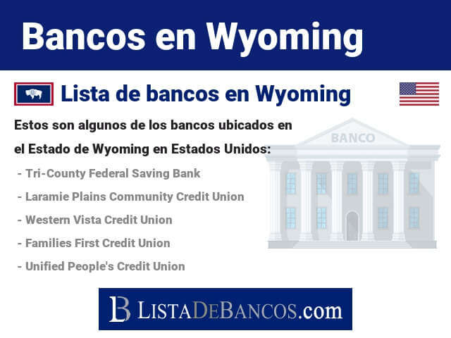 Bancos en Wyoming - Estados Unidos
